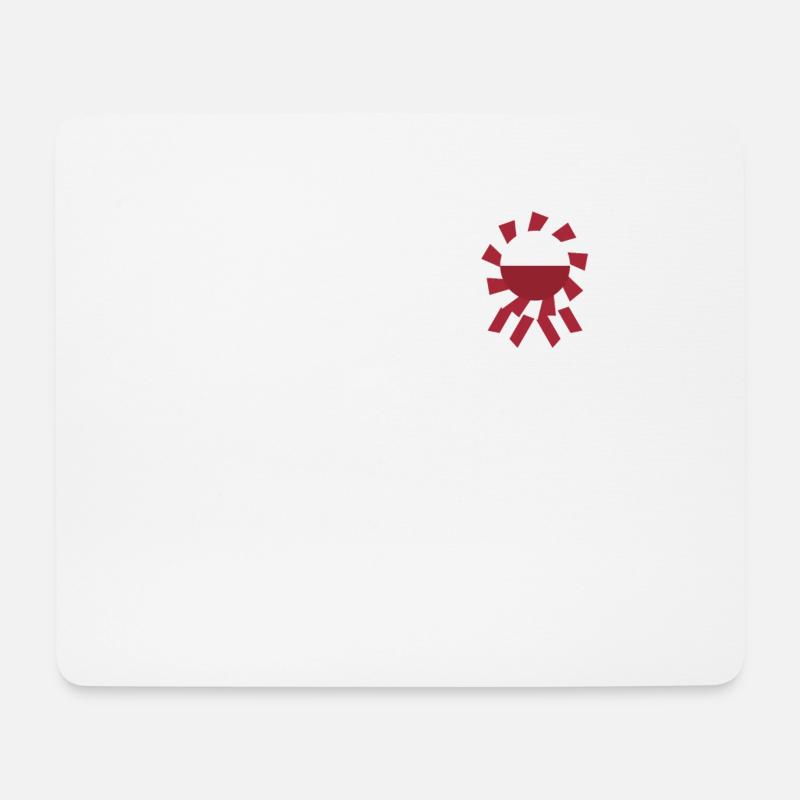 Symbol der Solidarität mit Polen - Mousepad (Querformat) - Weiß