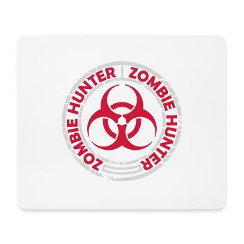zombie hunter Halloween Quote - Mouse Pad (horizontal) - white - Front