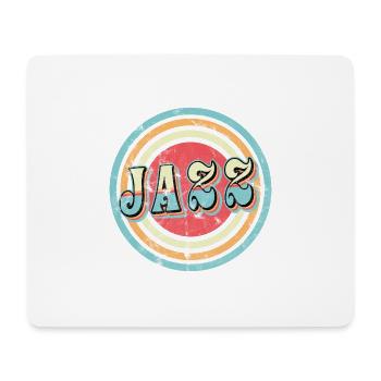 Jazz Music Retro - Mouse Pad (horizontal) - white - Front