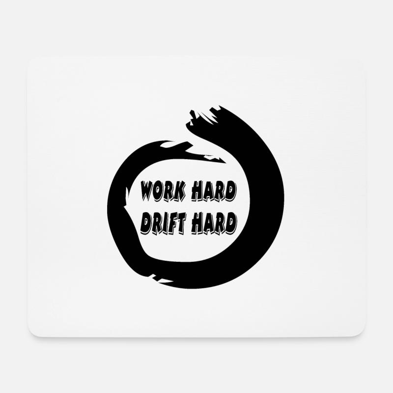 Auto - Mousepad (Querformat) - Weiß