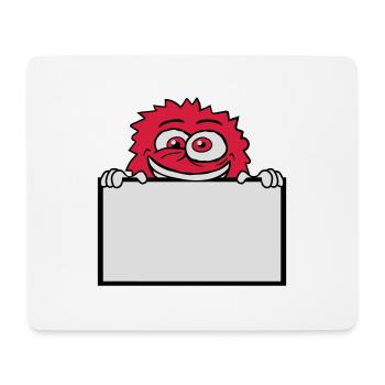 Sign show insane monster - Mouse Pad (horizontal) - white - Front