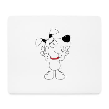 HUND - TIER - KIND - BABY - Mousepad (Querformat) - Weiß - Vorne