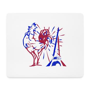 Frankreich - Mousepad (Querformat) - Weiß - Vorne