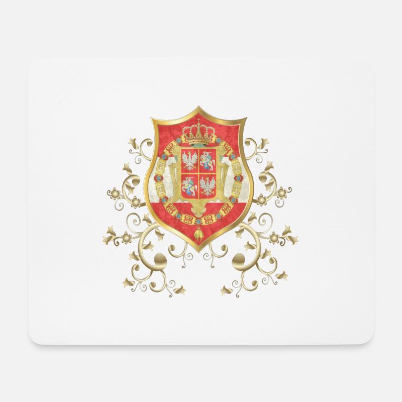 Polen Polen Polen Polnische Flagge Poljska - Mousepad (Querformat) - Weiß