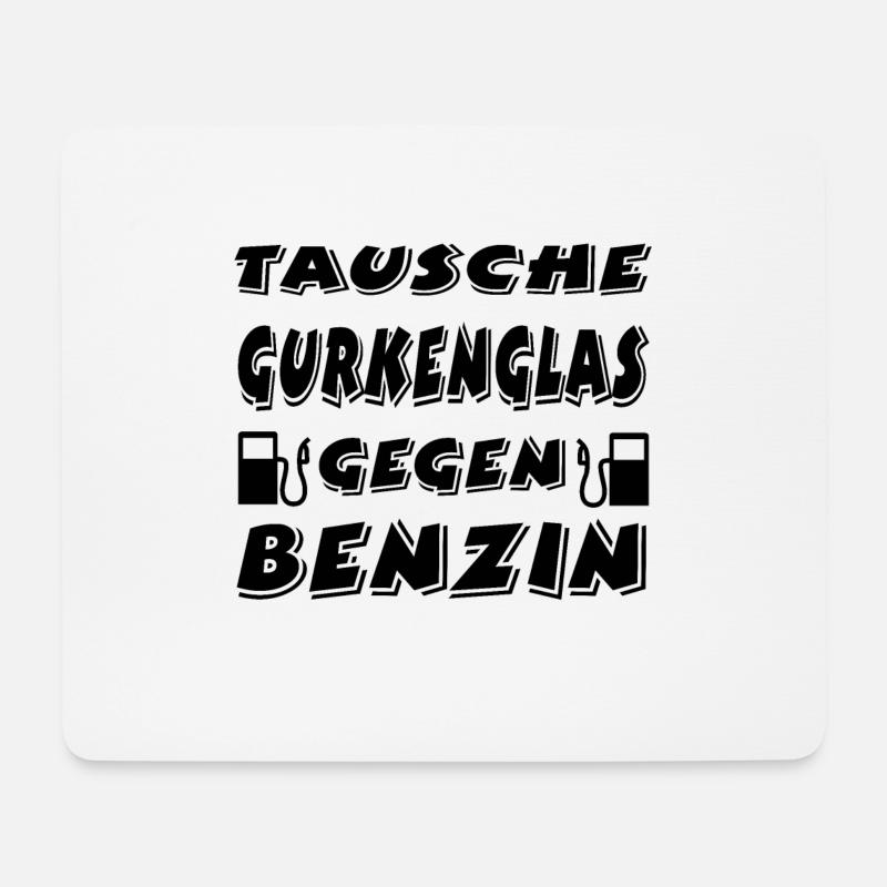Auto - Mousepad (Querformat) - Weiß