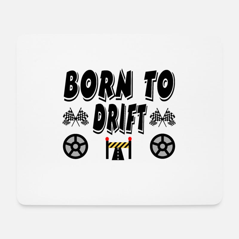 Car - Mouse Pad (horizontal) - white