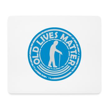 old lives matter quote - Mouse Pad (horizontal) - white - Front