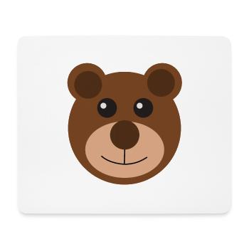 Bär - Mousepad (Querformat) - Weiß - Vorne