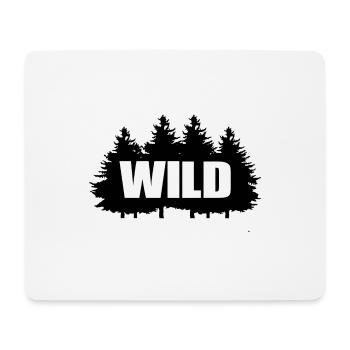 SAUVAGE - Tapis de souris (format paysage) - blanc - Devant