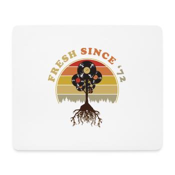 Vintage 1972 - Mousepad (Querformat) - Weiß - Vorne