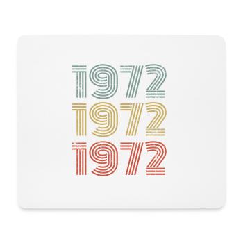 Vintage 1972 - Mousepad (Querformat) - Weiß - Vorne