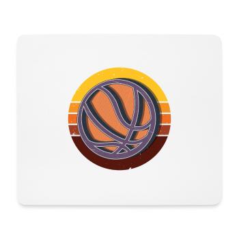 Basketball Sports Retro - Mouse Pad (horizontal) - white - Front