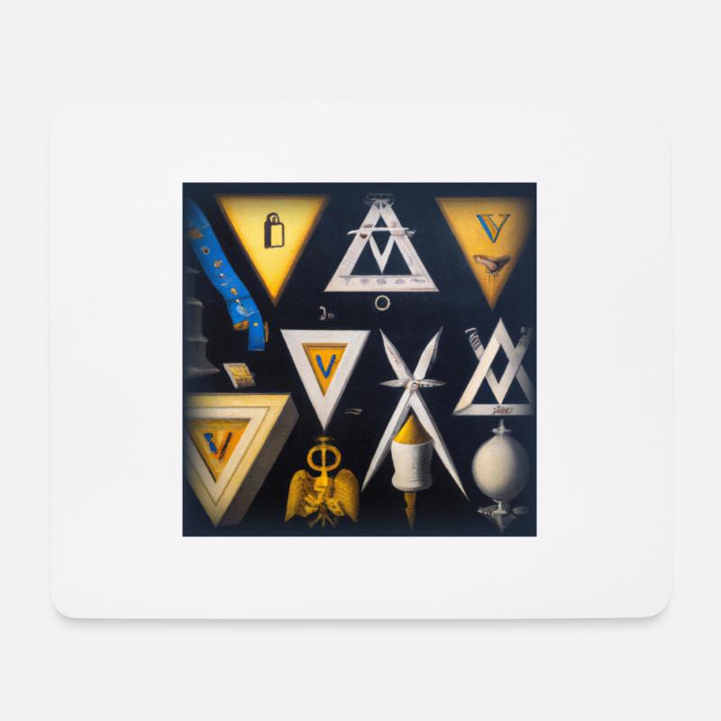 Freemason World - Mouse Pad (horizontal) - white