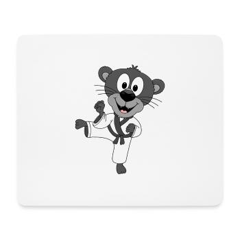 PANTHER - KARATE - JUDO - KAMPFSPORT - SPORT - Mousepad (Querformat) - Weiß - Vorne