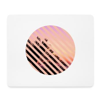 T-Shirt Urlaub Strand Palmen Ferien Sommer Sonne - Mousepad (Querformat) - Weiß - Vorne