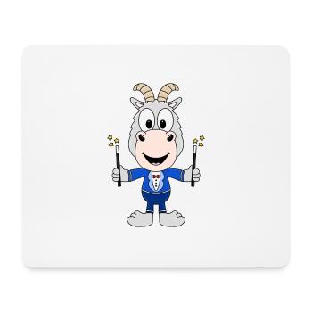 ZIEGE - ZAUBERER - ZAUBERN - MAGIE - TIER - Mousepad (Querformat) - Weiß - Vorne