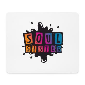 Soul Sister - Mousepad (Querformat) - Weiß - Vorne