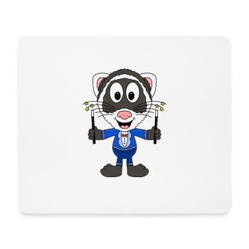 FRETTCHEN - ZAUBERER - ZAUBERN - MAGIE - TIER - Mousepad (Querformat) - Weiß - Vorne