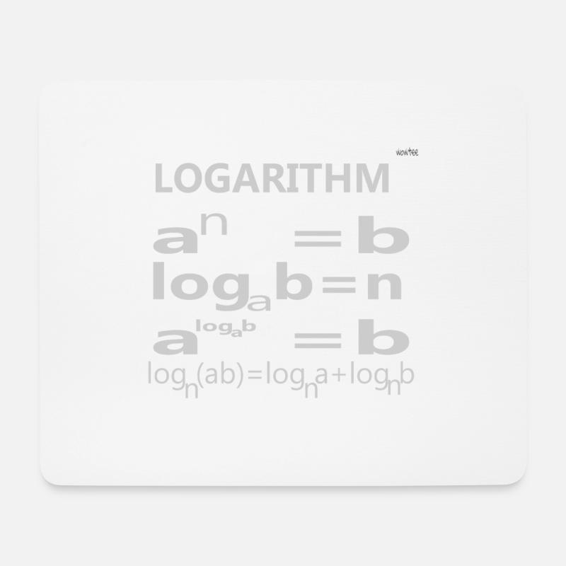 The logarithm - Mouse Pad (horizontal) - white