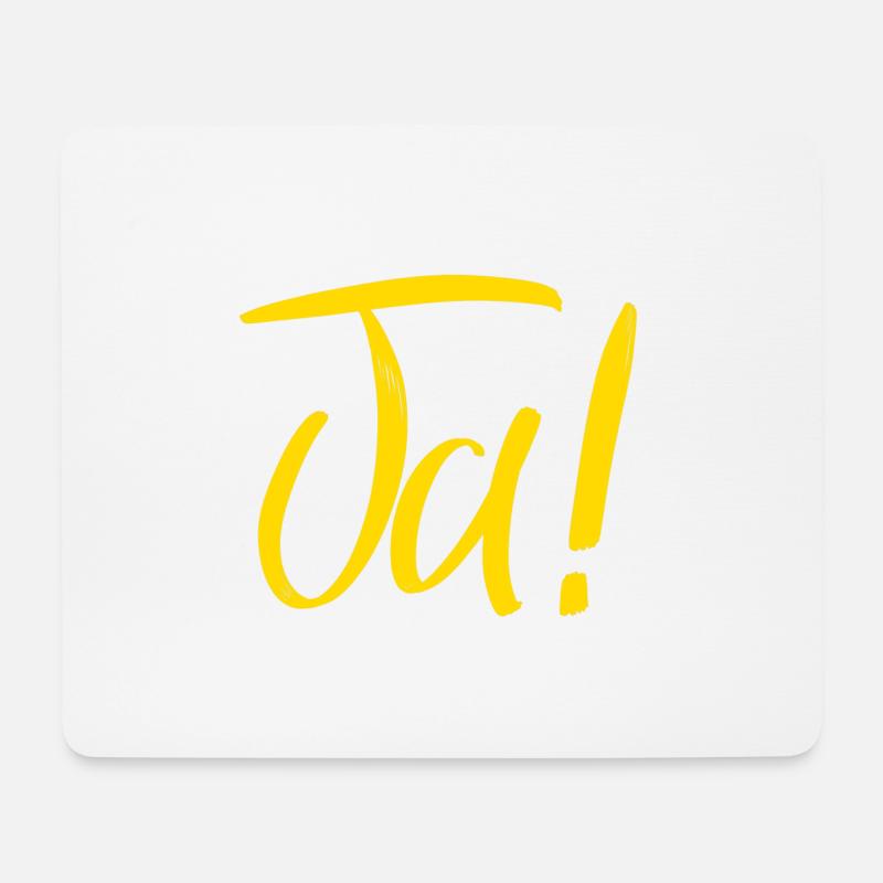 Ja ! - Mousepad (Querformat) - Weiß