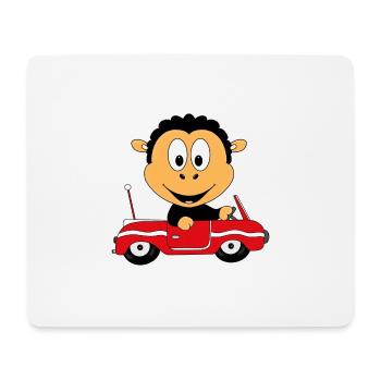 SCHWARZES SCHAF - AUTO - TIER - TIERISCH - BABY - Mousepad (Querformat) - Weiß - Vorne