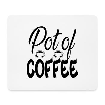 Pot of Coffee - Mousepad (Querformat) - Weiß - Vorne