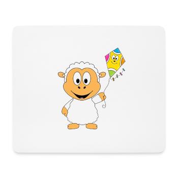 SCHAF - DRACHE - DRACHENSTEIGEN - TIER - KIND - Mousepad (Querformat) - Weiß - Vorne