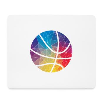 Cadeau de basketball - Tapis de souris (format paysage) - blanc - Devant