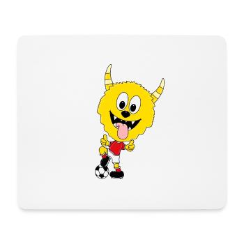 MONSTER - FUßBALL - SPORT - TIERISCH - Mousepad (Querformat) - Weiß - Vorne