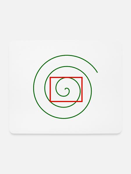 kästchendenken - Mousepad (Querformat) - Weiß