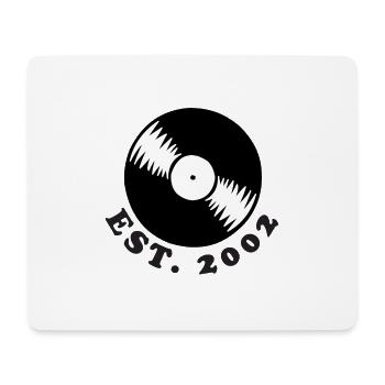 2002 20th birthday - Mouse Pad (horizontal) - white - Front