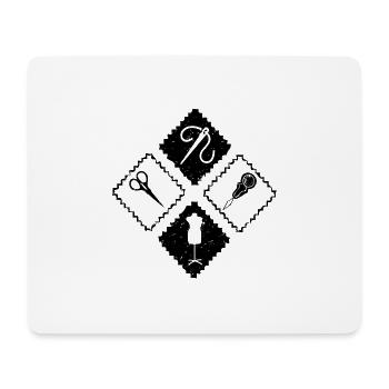 Sew - Mouse Pad (horizontal) - white - Front