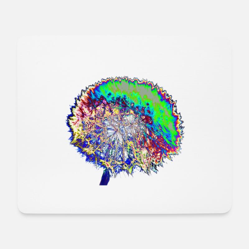 Dandelion - Mousepad (Querformat) - Weiß