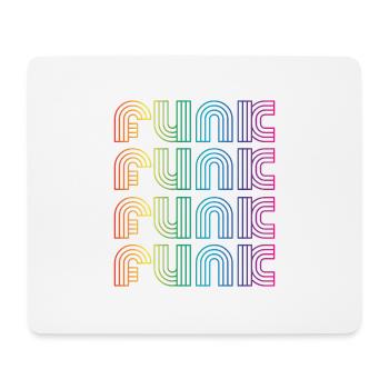 Funk Vintage - Mousepad (Querformat) - Weiß - Vorne