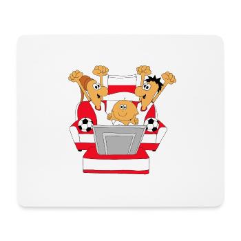 FANS - FUßBALL - WELTMEISTERSCHAFT - POLEN - Mousepad (Querformat) - Weiß - Vorne