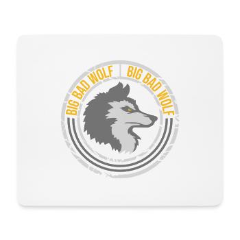 Citation du Grand Méchant Loup - Tapis de souris (format paysage) - blanc - Devant