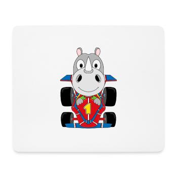 NASHORN - AUTO - MOTORSPORT - TIER - Mousepad (Querformat) - Weiß - Vorne