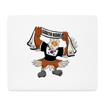 Aigle sud-coréen - Tapis de souris (format paysage) - blanc - Devant