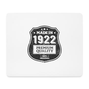 HERGESTELLT 1922 - Mousepad (Querformat) - Weiß - Vorne