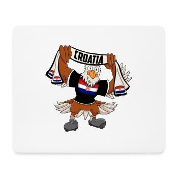 Kroatien Adler - Mousepad (Querformat) - Weiß - Vorne