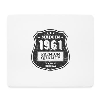 MADE IN 1961 - Tapis de souris (format paysage) - blanc - Devant