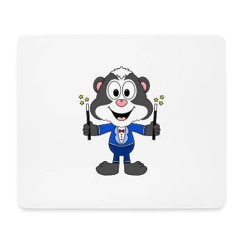 STINKTIER - ZAUBERER - TIER - KIND - BABY - Mousepad (Querformat) - Weiß - Vorne