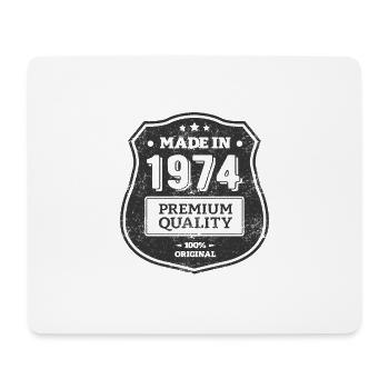 MADE IN 1974 - Mouse Pad (horizontal) - white - Front