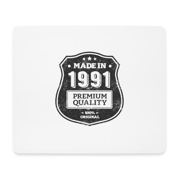 MADE IN 1991 - Tapis de souris (format paysage) - blanc - Devant