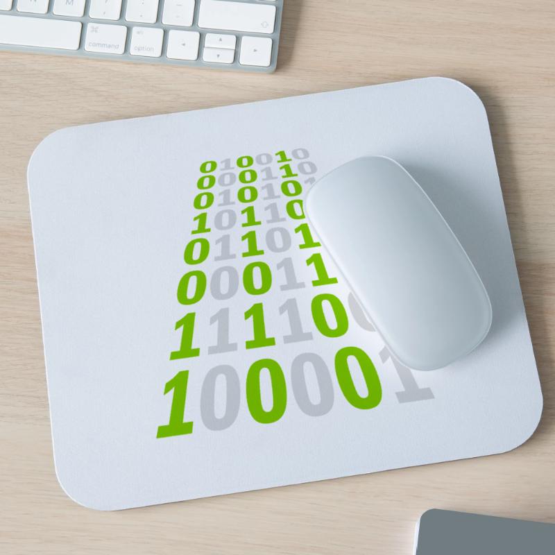 Langage de programme de code binaire Tapis de souris (format paysage)