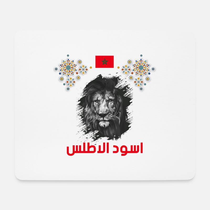 Marokko - Mousepad (Querformat) - Weiß