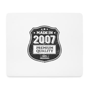 MADE IN 2007 - Tapis de souris (format paysage) - blanc - Devant