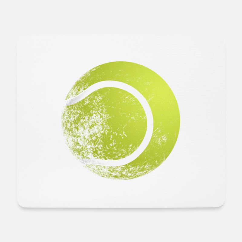 Tennis - Mousepad (Querformat) - Weiß