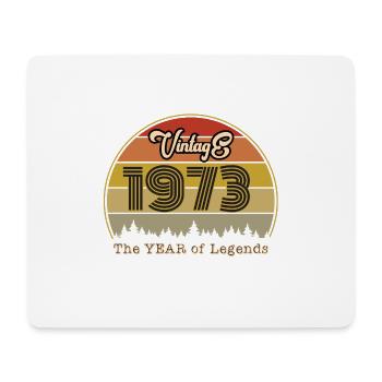 Né en 1973 Anniversaire Retro Cadeau - Tapis de souris (format paysage) - blanc - Devant