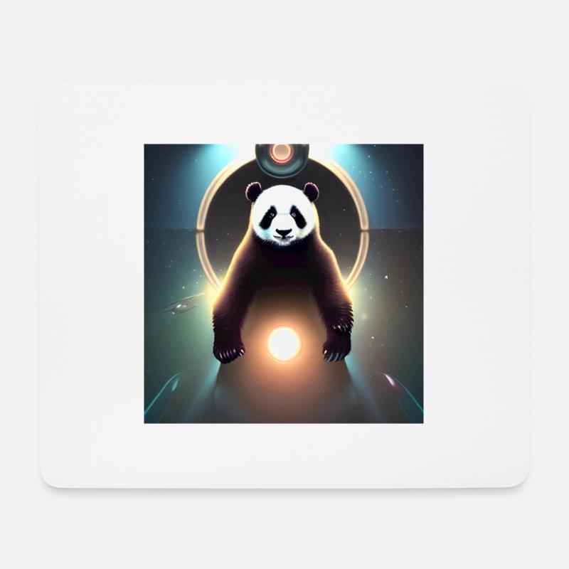 Ein Panda für jedes Herz - Mousepad (Querformat) - Weiß